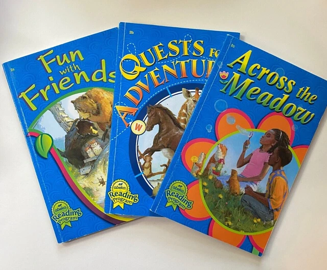 Abeka Handbook for Reading Lot of 3 Books Phonics Instruction Grade 1 & 2nd-6th