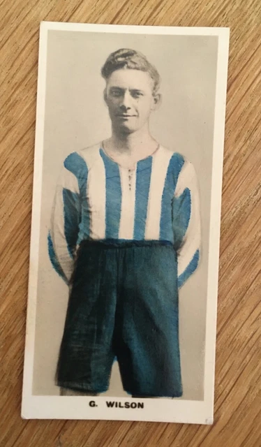 Sheffield Wednesday Trade Card by Thomson 1922 British Team of Footballer