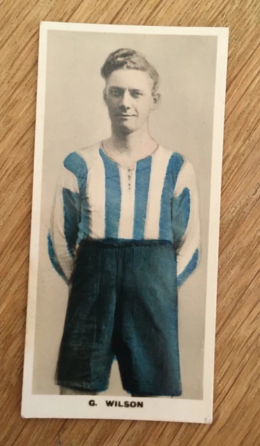 Sheffield Wednesday Trade Card von Thomson 1922 britische Fußballmannschaft