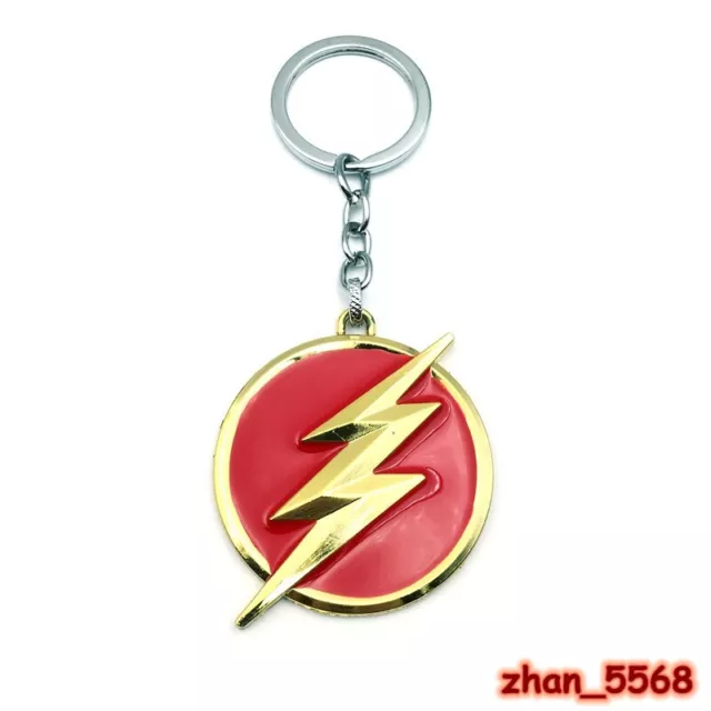 DC Comics Justice League The Flash Logo Alloy Key Chains Keychain Keyfob Keyring