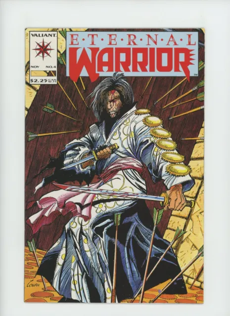 Enernal Warrior #4 Valiant Comic Book 1st Cameo Appearance Of Bloodshot NM