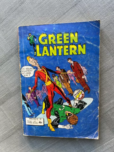 Green Lantern Arédit Comics Pocket N°23 1978 En État D'usage