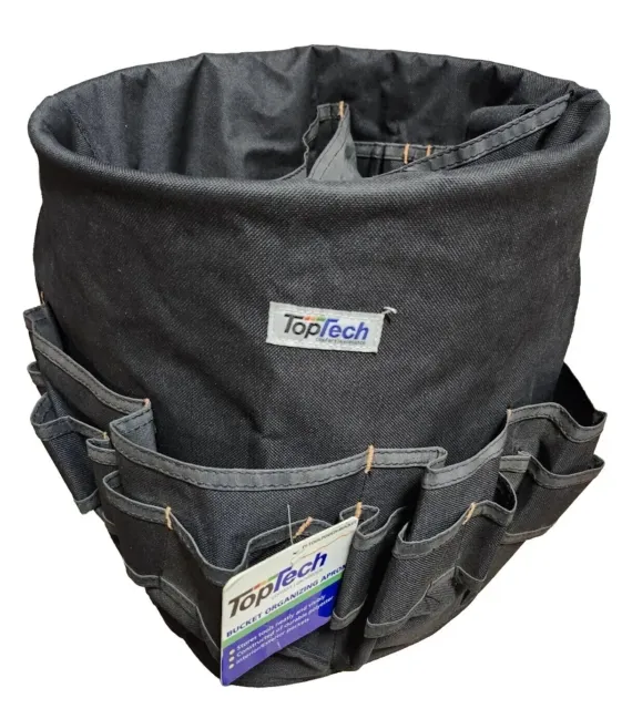 Toptech Bucket Organizing Apron Toolbag - Fits Any 5 Gallon Bucket Tool Storage