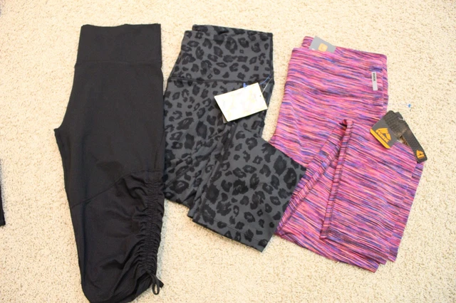 WOMEN'S L ZUTY Fabletics Rbx Leggings Pants 2 Bnwt 1 Bnwot X 3 Lot