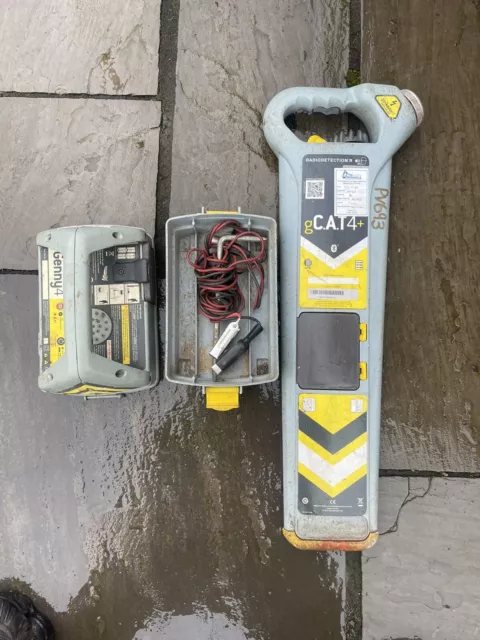 Radiodetection Gcat4+ cable and pipe detector locator Used