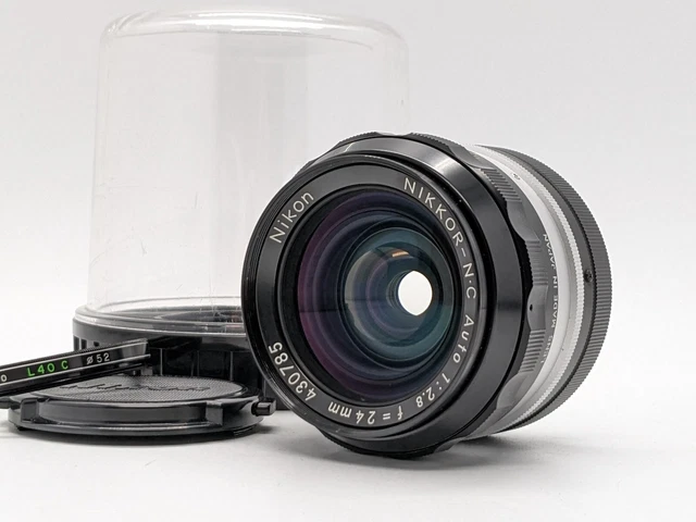 [ Mint En Étui ] Nikon Nikkor-Nc Auto 24mm F/2.8 non-Ai Angle Large Mf Objectif
