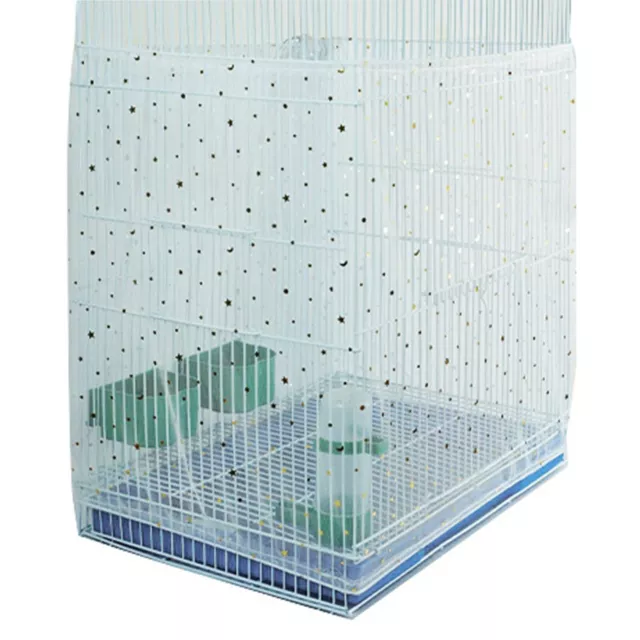 Mesh Net Home Breathable Elastic Bird Cage Cover Reusable 360 Degrees Covering