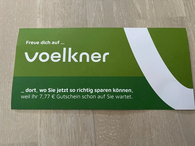 Voelkner 7,77€ Einkaufsgutschein - Gültig bis 11.04.2023 - Code per Email