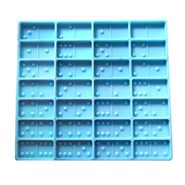 DIY Silicone Dominoes Game for Play Epoxy Resin Molds Casino Fun Art Craft