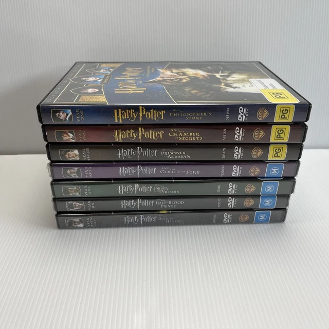 HARRY POTTER DVD 7 Movies Collection Years 1 7 Part 1 R4 Bundle