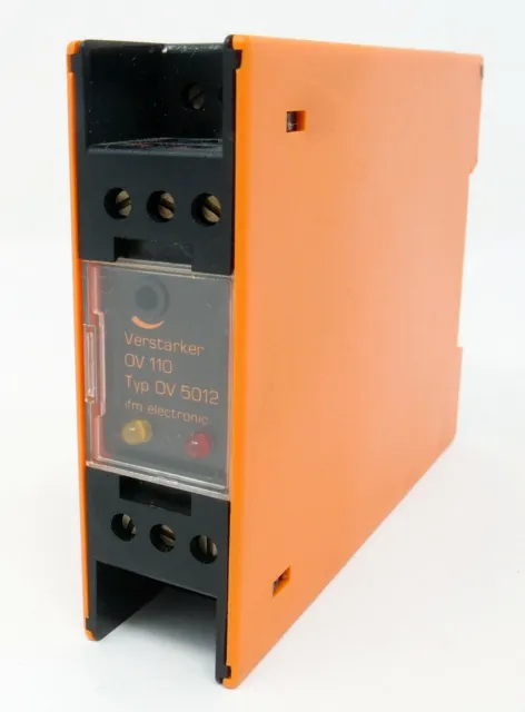 IFM EFECTOR OV 110 Typ OV 5012 Amplifier Module 0V110 USED NICE D6