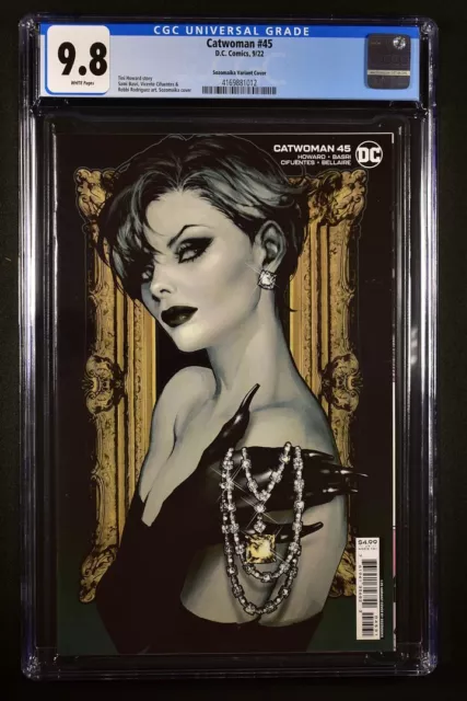 Catwoman #45 Sozomaika Variant CGC 9.8 NM/Mint White Pages #41698810012
