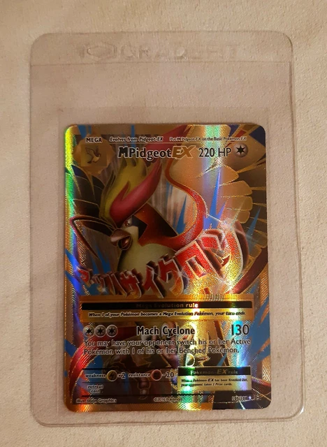 M Pidgeot EX 105/108 Full Art Evolutions Pokemon Card