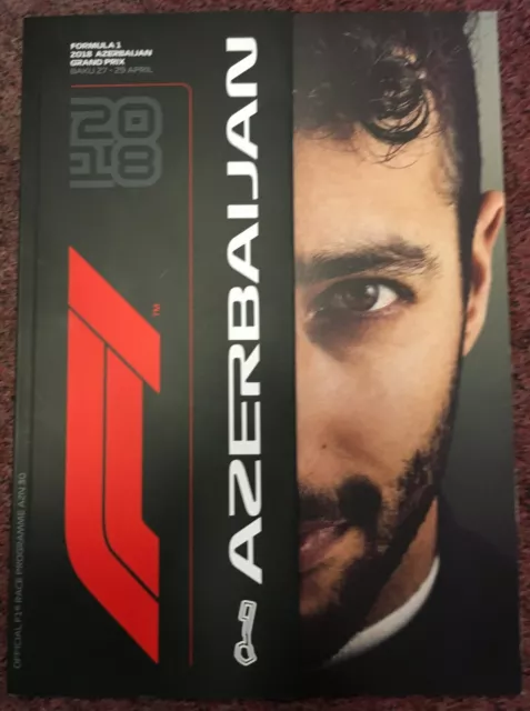 Azerbaijan Baku Formula One Grand Prix Official Programme 2018