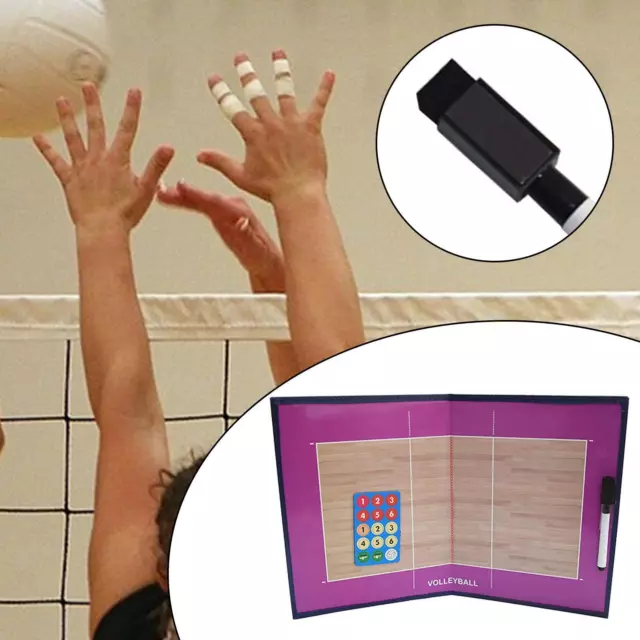 Foldable Magnets Volleyball Coaching Board Aid Coaches Strategy