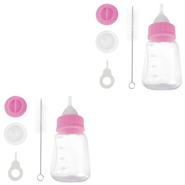 2 ensembles d'alimentation de chats Bouteille en plastique Faisseur de