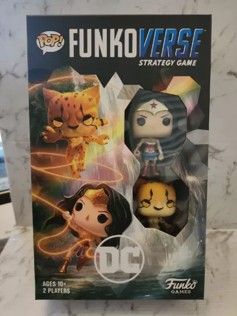 Wonder Woman & Cheetah Pop! Funkoverse Strategy Game 2-Pack Funko