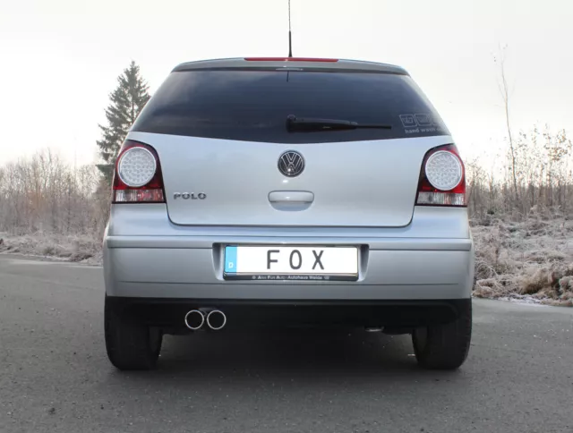 FOX Endschalldämpfer für VW Polo 9N