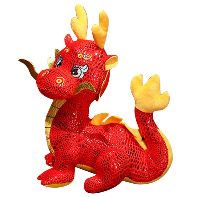 New Year Dragon Doll The 2024 Plush Lunar Child Chinese Zodiac