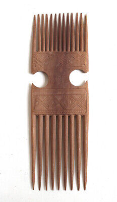 Old comb from Ghana, nice carving, Asamte, Ashanti