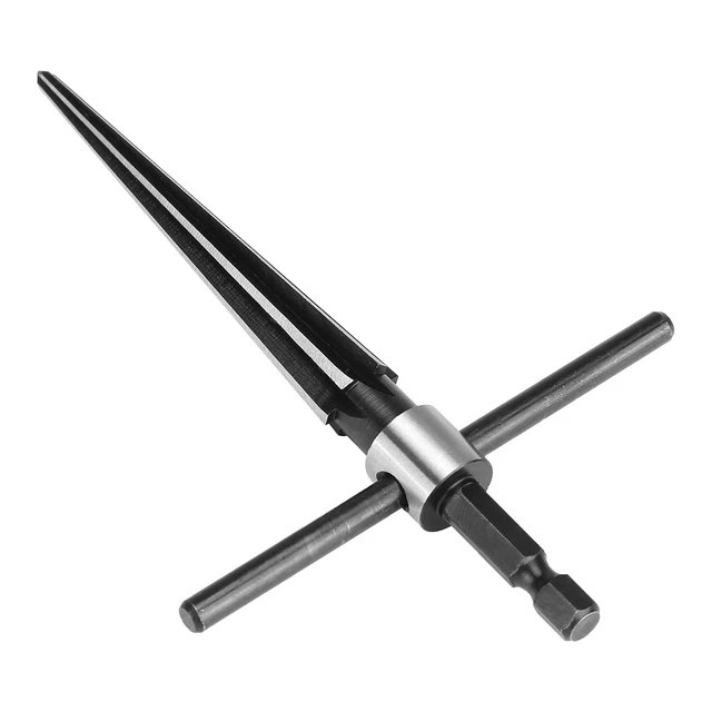 T Shape Tapered Reamer 6 Fluted Chamfer Bridge Pin Hole Chaser Reaming