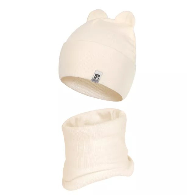 Kinder-Set Mütze Schlauchschal HEYO Beanie  Loopschal Mädchen Jungen Frühling