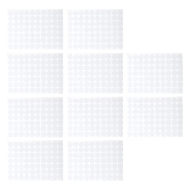 10 Sheets Kein-Spur-Aufkleber Klebespachtel Klebeschaum Kreis Klebrig Ballon