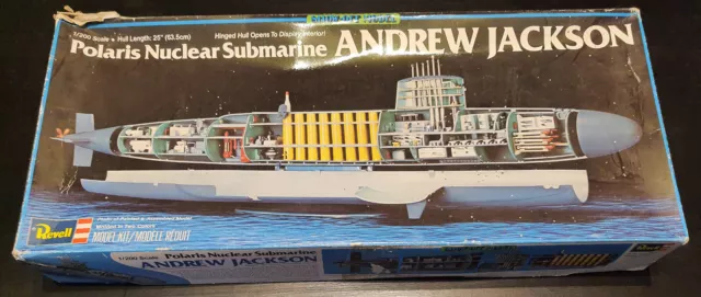 1/200 Revell (1978): Polaris  Nucleare  Submarine  USS " ANDREW JACKSON "