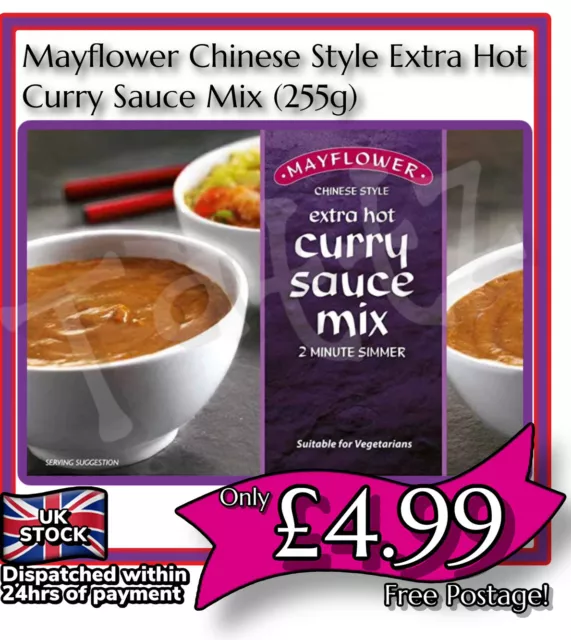 Mayflower Chinese Style Extra Hot Curry Sauce Mix - 255g