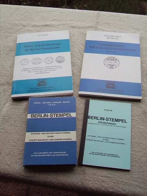 Spezial Katalog Handbuch Stempel Berlin Büttner Hofmann 4 Bände