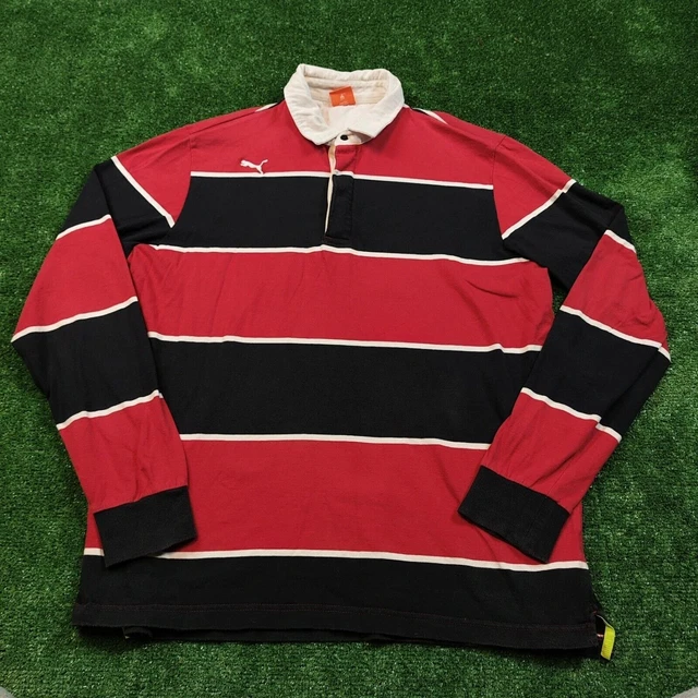 Felpa Prato Rugby Vintage – Taglia XL/XXL – Uomo – Bottoni – Ottime Condizioni