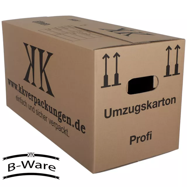 Profi Umzugskartons 2-wellig Doppelter Boden Umzug-Karton B-Ware