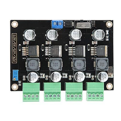 Multi-Channel Power Supply Module with 3.3V/5V/12V/ADJ Adjustable Voltage Out...