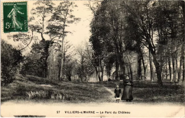 CPA AK Villiers s Marne Le Parc du Chateau FRANCE (1282922)