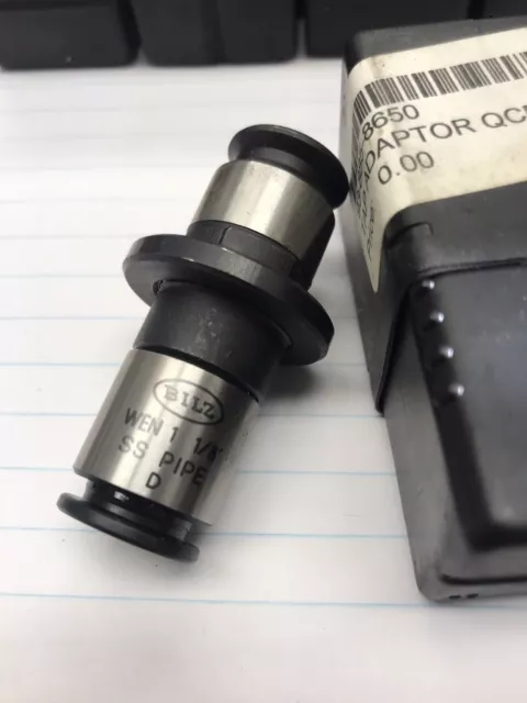 1 Pc.  BILZ #1 X 1/8 NPT SMALL SHANK QC RIGID TAP ADAPTER (loc N3)