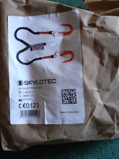 SKYLOTEC SKYSAFE PRO Flex Y Twin Fall Arrest Lanyard £125.48 - PicClick UK