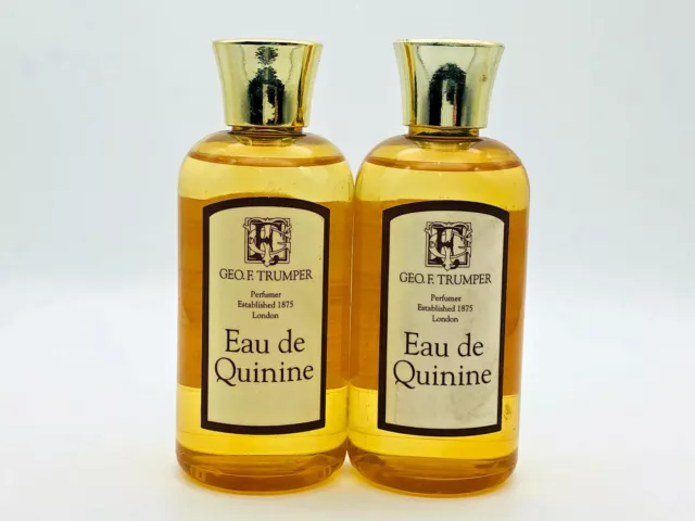 2X GEO F TRUMPER Eau De Quinine 100 ML Parfum Cologne Vintage Edc Cologne
