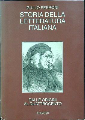 Storia Della Letteratura Italiana 4Vv  Ferroni Giulio Cde 1991