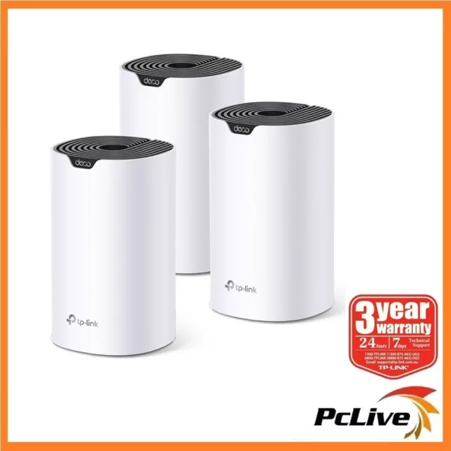 TP-Link Deco S4 3 Pack AC1200 Whole Home Mesh Wi-Fi System Range Extender Router