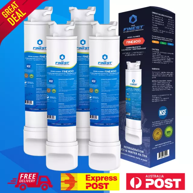 4 X ELECTROLUX & WESTINGHOUSE Fridge Water Filter EPTWFU01 807946705 WSE6870SA