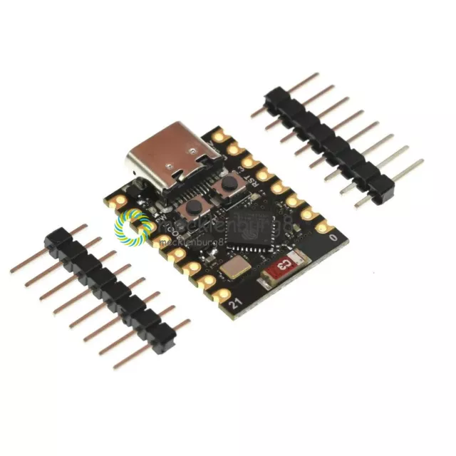 ESP32-C3 SuperMini WiFi Bluetooth Scheda di sviluppo 32 bit RISC-V UART I2C SPI