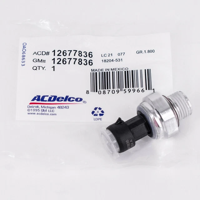 GM AC DELCO Oil Pressure Sensor Switch Gmc Chevy 12616646 12677836