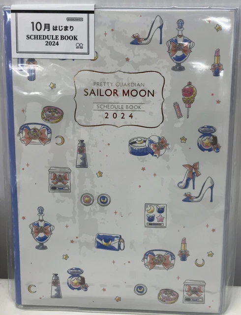 SAILOR MOON B6 Diary Planner 2024 Schedule Book Monthly Icon 715940 New