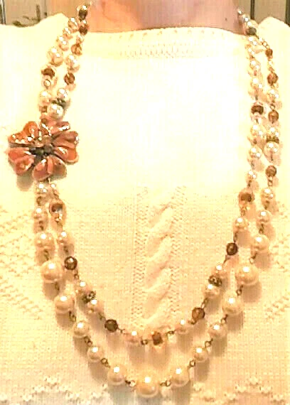 Collier Sautoir Strass Multicolores Sur Métal Doré - Qualité Garantie Sans Nickel - Neuf Avec étiquettes