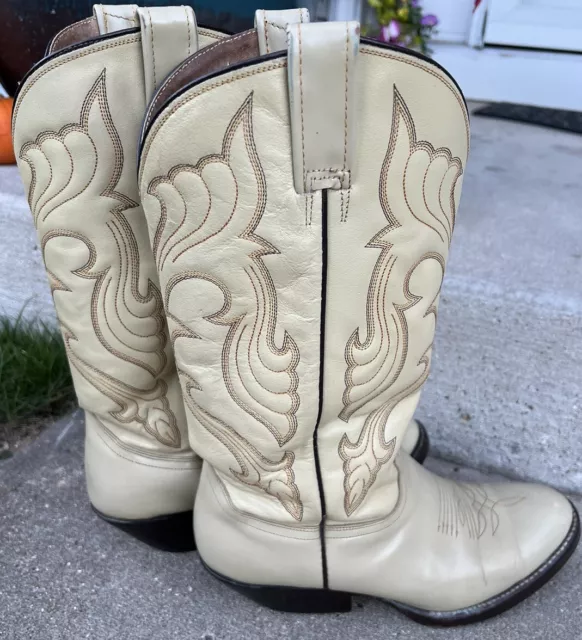 BOTAS JACA MENS Alligator Western Cowboy Boots Size 7.5 25.5 EE Wide 54.97 PicClick