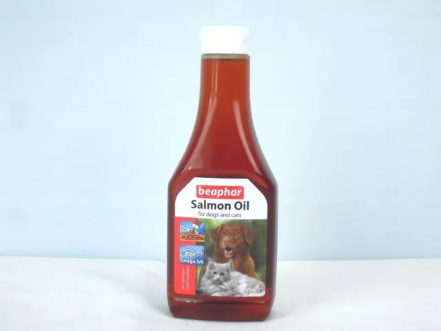 Beaphar Salmon Oil For Dog And Cats For Healthy Skin Condition 430Ml Natural 2