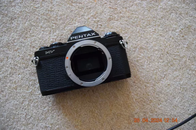 Asahi Pentax MV 35mm SLR Camera Body Only - Body Nice But Please Read  Below.