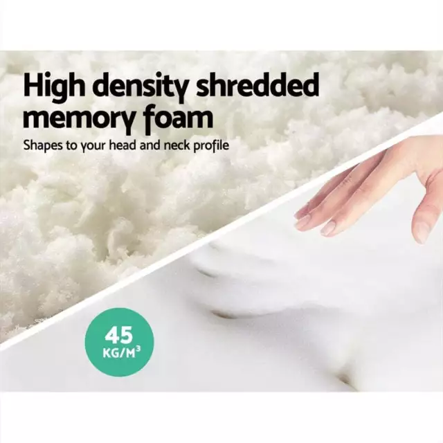 Giselle Luxury Memory Foam Pillow Set of 2