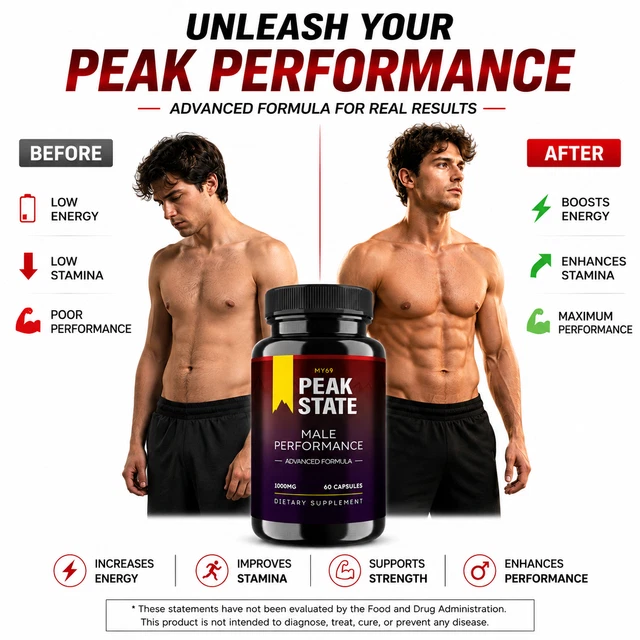 PEAK STATE CAPSULES Advanced Men's Nutrition Support Supplement (Select  1-3) $32.35 - PicClick CA