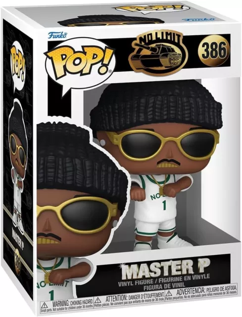 Funko Pop Rocks: No Limit - Master P (Make Em Say Uhh) Figure w/ Protector